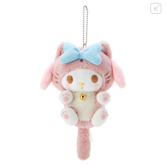 Japan Sanrio Cat Ball Chain Plush - My Melody - 1