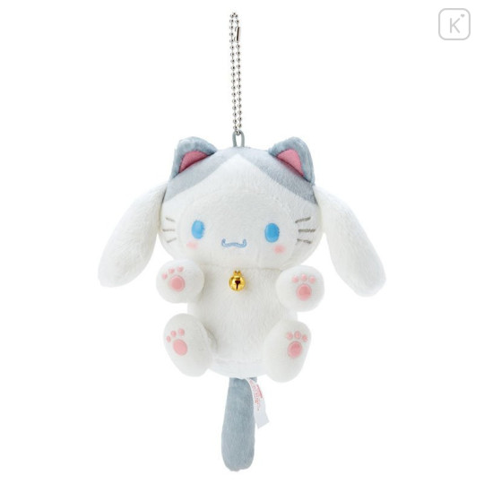 Japan Sanrio Cat Ball Chain Plush - Cinnamoroll - 1