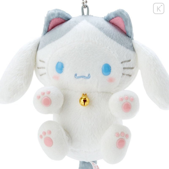 Japan Sanrio Cat Ball Chain Plush - Cinnamoroll - 2