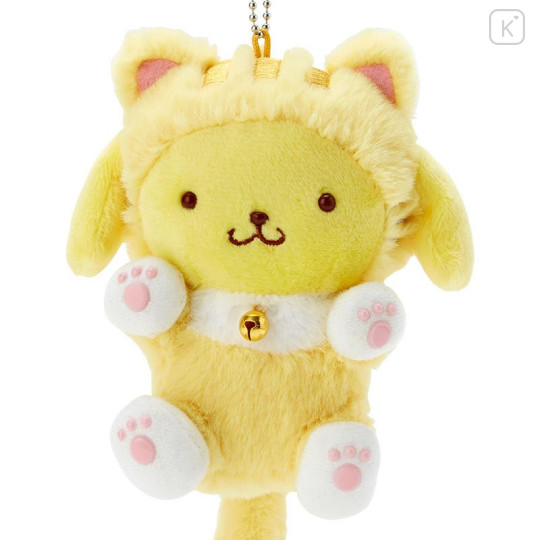 Japan Sanrio Cat Ball Chain Plush - Pompompurin - 2