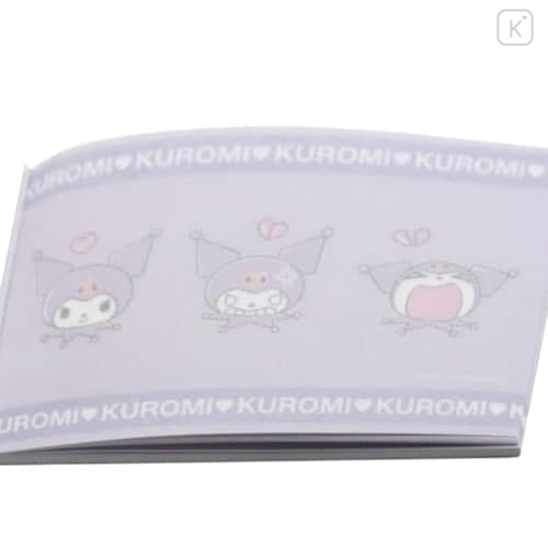 Japan Sanrio Mini Notepad - Kuromi - 3