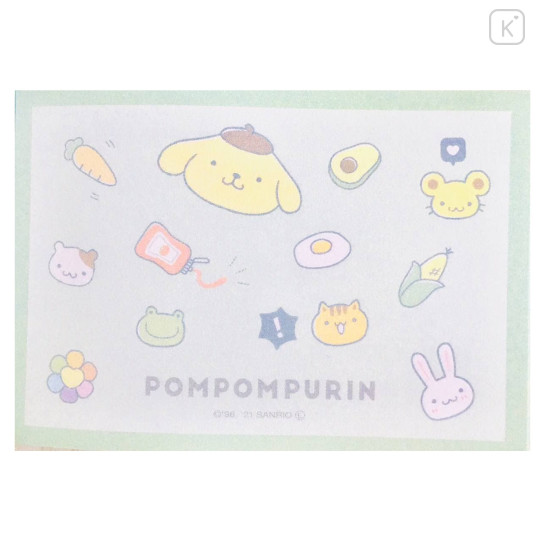 Japan Sanrio Mini Notepad - Pompompurin - 3