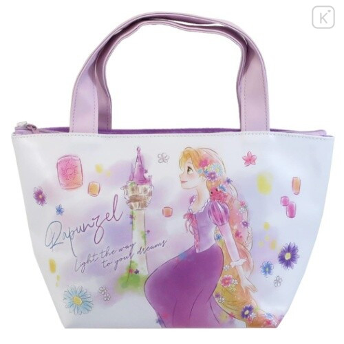 Japan Disney Tote Bag with Insulation Pouch - Princess Rapunzel - 1