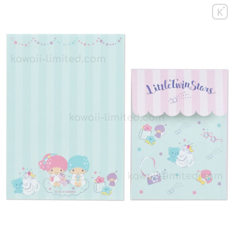 Japan Sanrio Volume Letter Set - Little Twin Stars