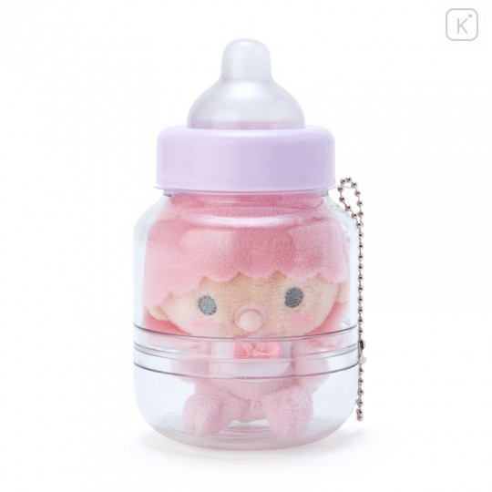 Japan Sanrio Ball Chain Plush with Baby Bottle - Little Twin Stars Lara - 1