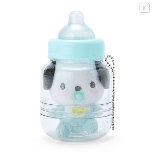 Japan Sanrio Ball Chain Plush with Baby Bottle - Pochacco - 1