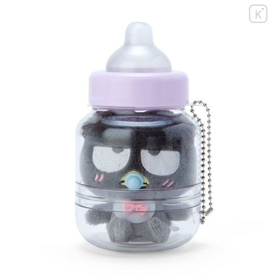 Japan Sanrio Ball Chain Plush with Baby Bottle - Bad Badtzmaru - 1