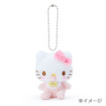 Japan Sanrio Ball Chain Plush with Baby Bottle - Bad Badtzmaru - 4