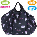 Japan Sanrio 2-way Large Eco Bag - Kuromi - 1