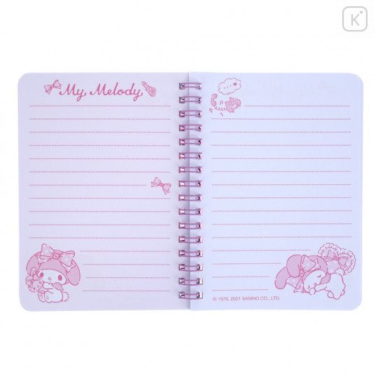 Sanrio A6 Twin Ring Notebook - My Melody - 3