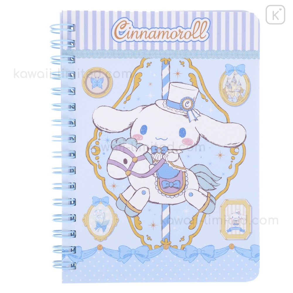 Sanrio A6 Twin Ring Notebook Cinnamoroll Kawaii Limited