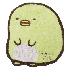 Japan San-X Die-cut Jacquard Mini Towel - Sumikko Gurashi : Penguins?