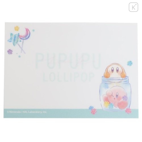 Japan Kirby Mini Notepad - Pupupu Lollipop - 3