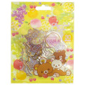 Japan San-X Clear Seal Bits Sticker Pack - Rilakkuma / Fruits - 1