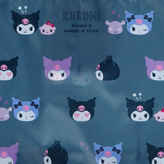 Japan Sanrio Eco Shopping Bag - Kuromi : Style - 6