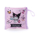 Japan Sanrio Wide Eco Shopping Bag - Kuromi - 3