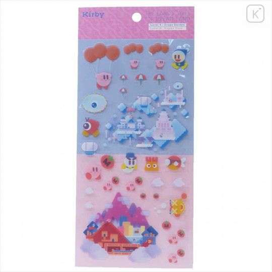 Japan Kirby Clear Sticker - Lv4 + Lv5 - 1