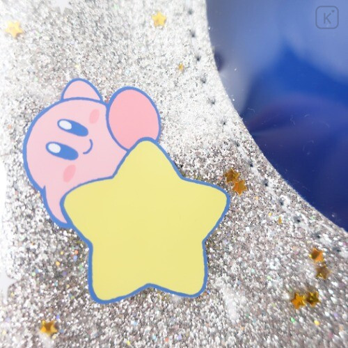 Japan Kirby Glitter Cosmetic Pouch - Milky Way - 4