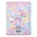 Sanrio A6 Twin Ring Notebook - Mix Characters / Flower - 2