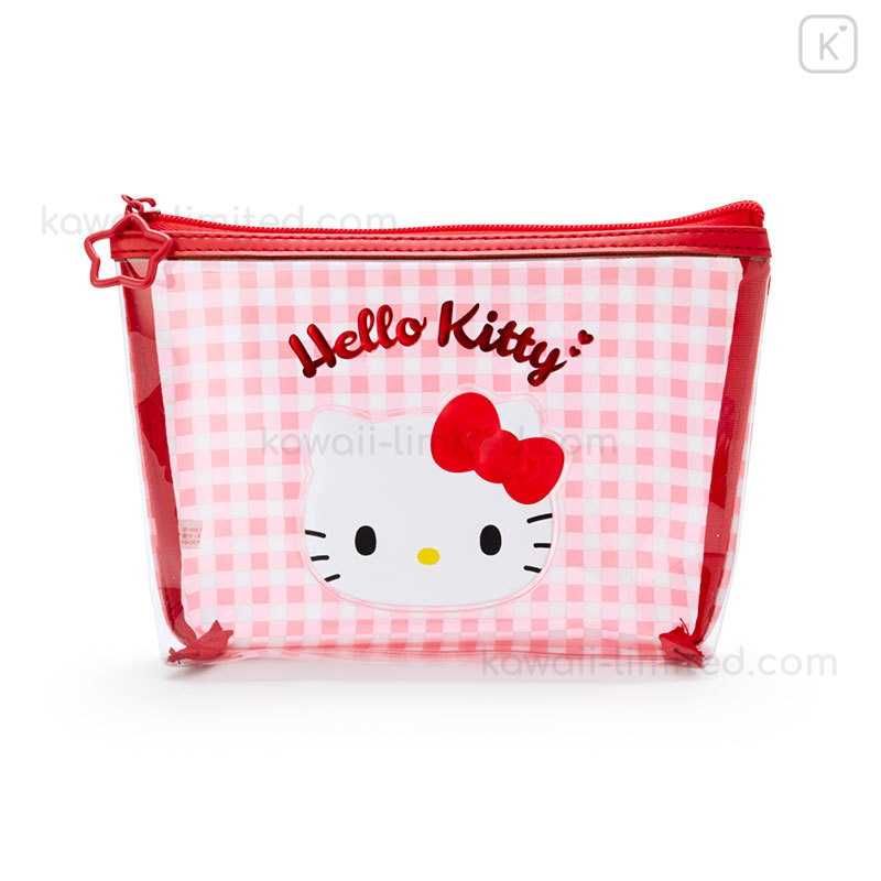 Hello Kitty Pouch Plaid Sanrio Japan –