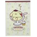 Japan Sanrio A6 Notepad - Pompompurin 25th Anniversary - 1