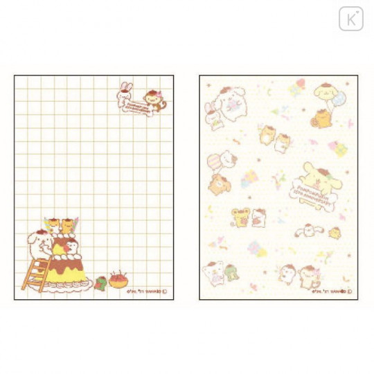Japan Sanrio Mini Notepad - Pompompurin 25th Anniversary Cake - 2