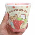 Japan San-X Sumikko Gurashi Melamine Tumbler - Strawberry - 3