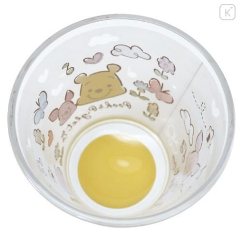 Japan Disney Glass Tumbler - Winnie The Pooh & Piglet - 4