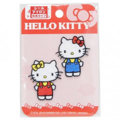 Japan Sanrio Iron-on Applique Patch Set - Hello Kitty & Mimmy