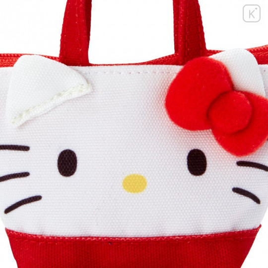 Japan Sanrio Mini Tote Bag Design Mascot Holder - Hello Kitty - 4