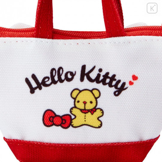 Japan Sanrio Mini Tote Bag Design Mascot Holder - Hello Kitty - 5