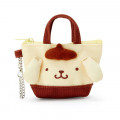 Japan Sanrio Mini Tote Bag Design Mascot Holder - Pompompurin - 1