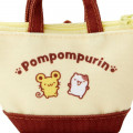 Japan Sanrio Mini Tote Bag Design Mascot Holder - Pompompurin - 5