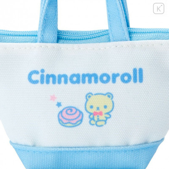 Japan Sanrio Mini Tote Bag Design Mascot Holder - Cinnamoroll - 5