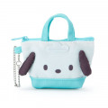 Japan Sanrio Mini Tote Bag Design Mascot Holder - Pochacco - 1