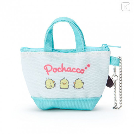 Japan Sanrio Mini Tote Bag Design Mascot Holder - Pochacco - 2