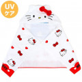 Japan Sanrio Hooded Towel - Hello Kitty / Heart - 1