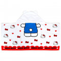 Japan Sanrio Hooded Towel - Hello Kitty / Heart - 3