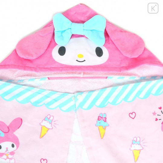 Japan Sanrio Hooded Towel - My Melody / Ice Cream - 4