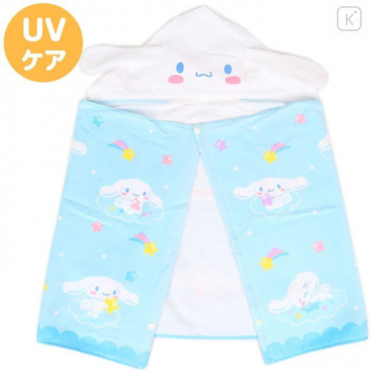 Japan Sanrio Hooded Towel - Cinnamoroll / Star - 1