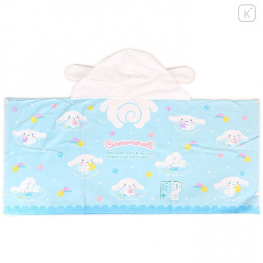 Japan Sanrio Hooded Towel - Cinnamoroll / Star - 3