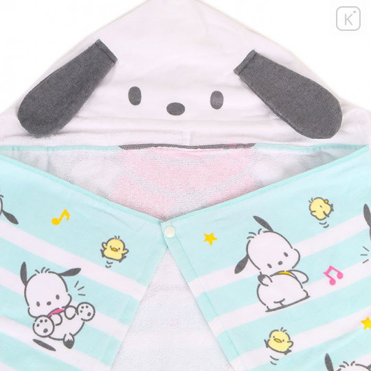Japan Sanrio Hooded Towel - Pochacco / Music - 4