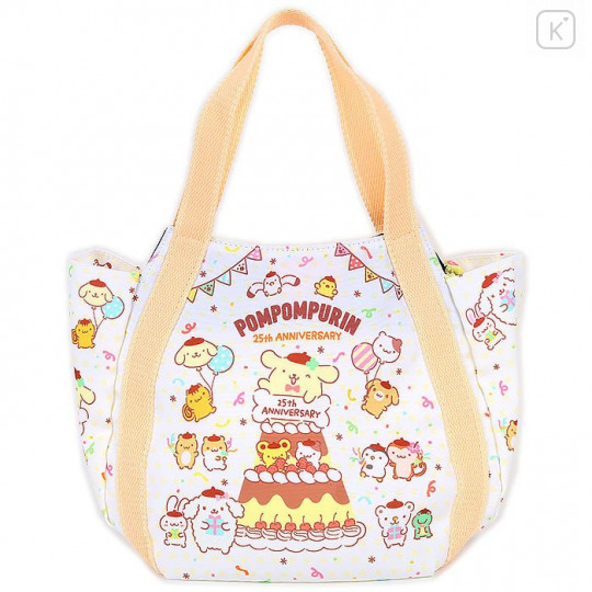 Japan Sanrio Tote Bag (M) - Pompompurin / 25th Anniversary White ...