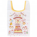 Japan Sanrio Eco Bag 2pc Set - Pompompurin / 25th Anniversary White - 2