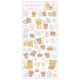 Japan San-X Sticker Sheet - Rilakkuma / Friends of Chairoikoguma