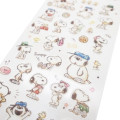 Japan Peanuts Fluffy Sketch Stickers - Snoopy - 2