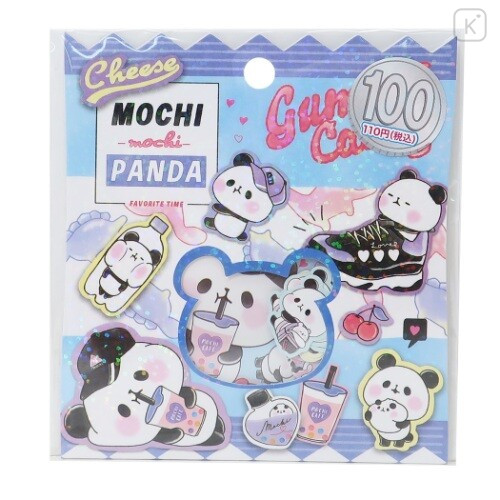 Japan Mochi Mochi Panda Flake Sticker Pack - Candy - 1
