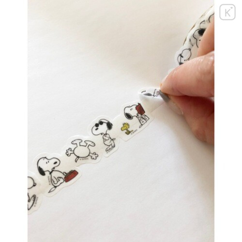 Japan Peanuts Peta Roll Washi Sticker - Snoopy / Pose - 4