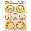 Japan Disney Tracing Deco Stickers - Belle & Flower - 1