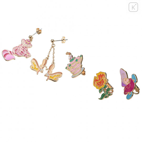 Japan Disney Store Earrings Set - Alice 70th anniversary - 5